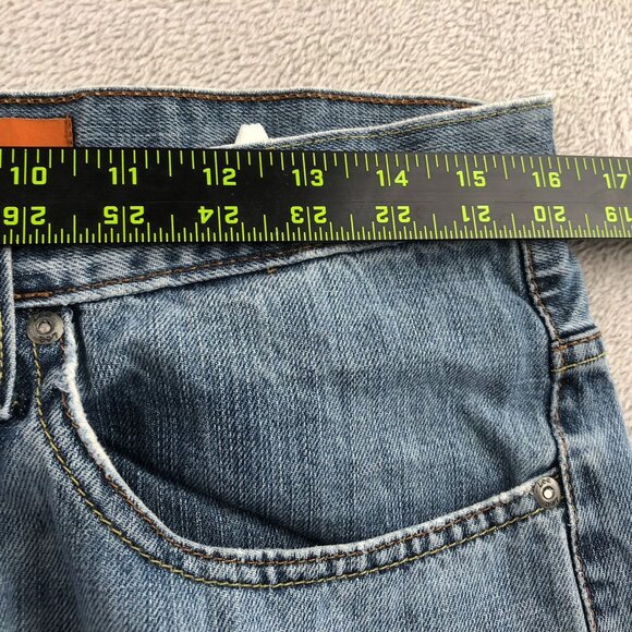 Lee Signature Mens Jeans Size 31x28 Measured Relaxed Bootcut Classic Blue Denim - Picture 4 of 14